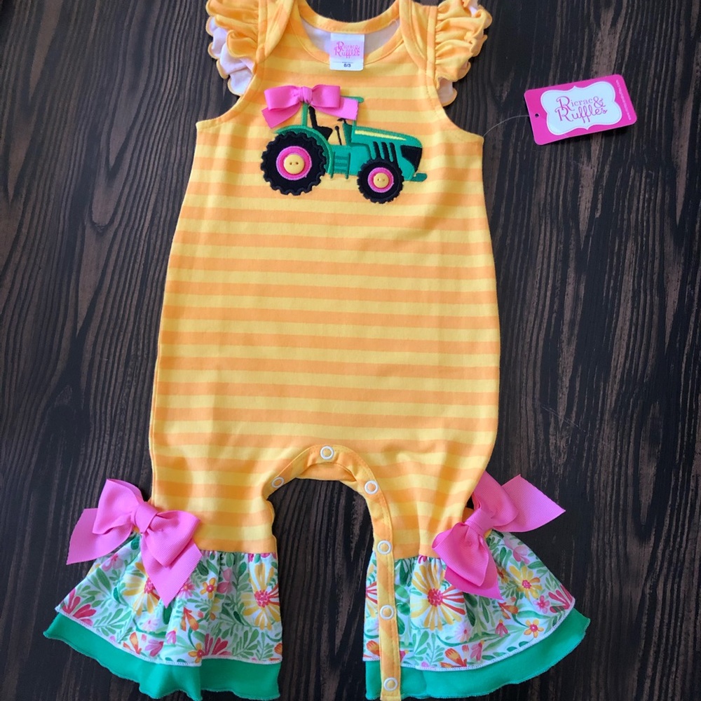 Country Fields Girls Romper